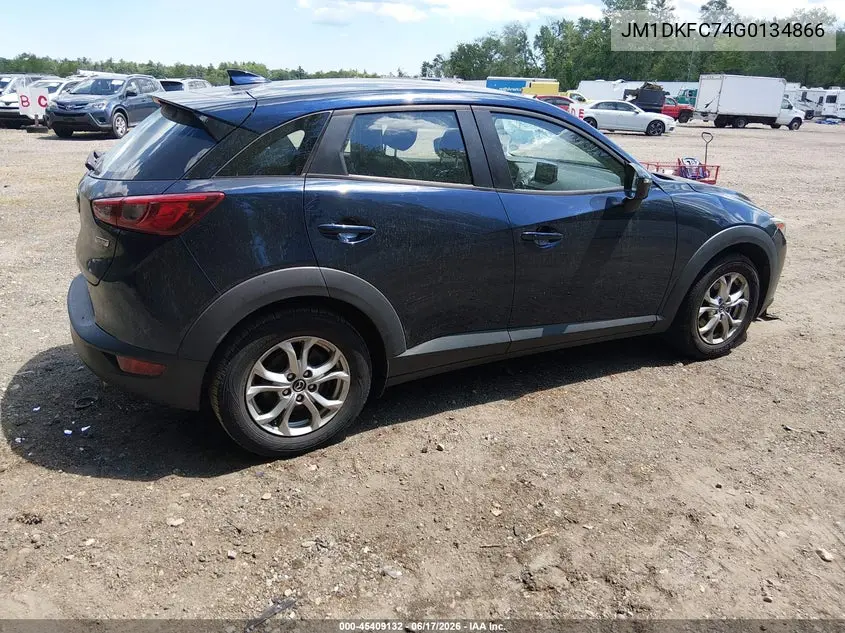 2016 Mazda Cx-3 Touring VIN: JM1DKFC74G0134866 Lot: 45409132