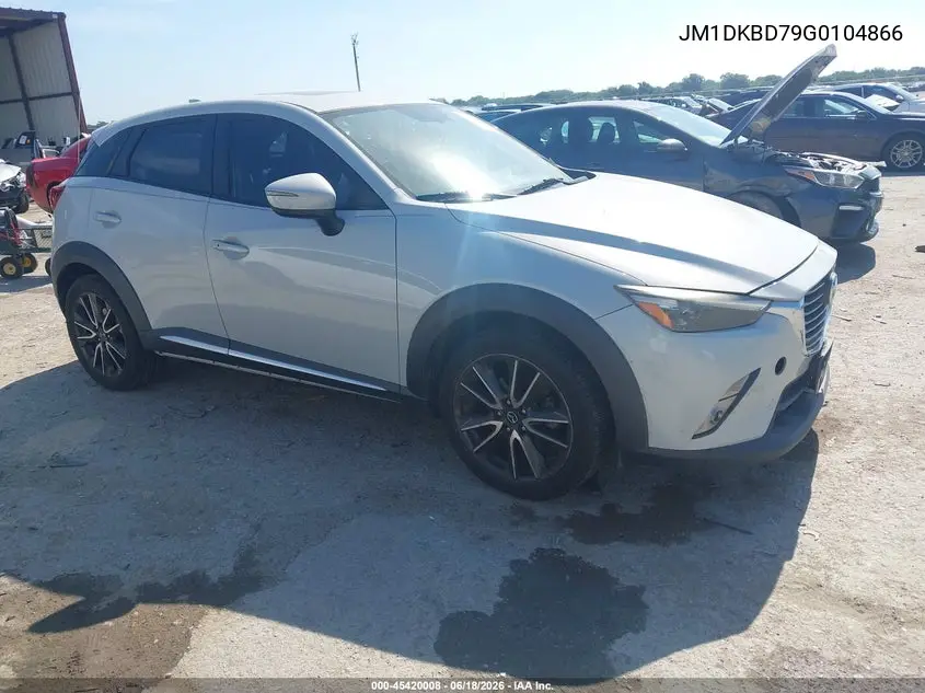 2016 Mazda Cx-3 Grand Touring VIN: JM1DKBD79G0104866 Lot: 45420008