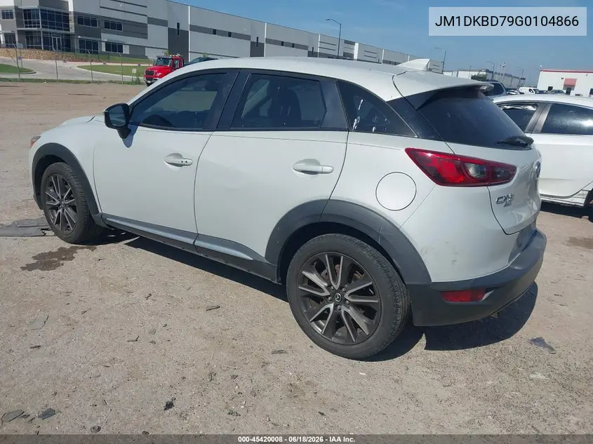 2016 Mazda Cx-3 Grand Touring VIN: JM1DKBD79G0104866 Lot: 45420008