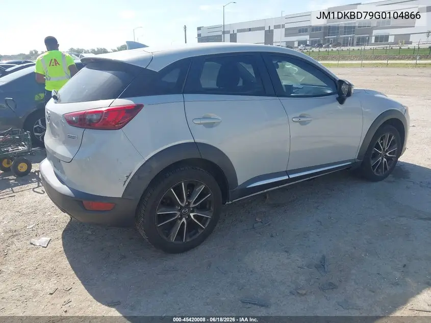 2016 Mazda Cx-3 Grand Touring VIN: JM1DKBD79G0104866 Lot: 45420008
