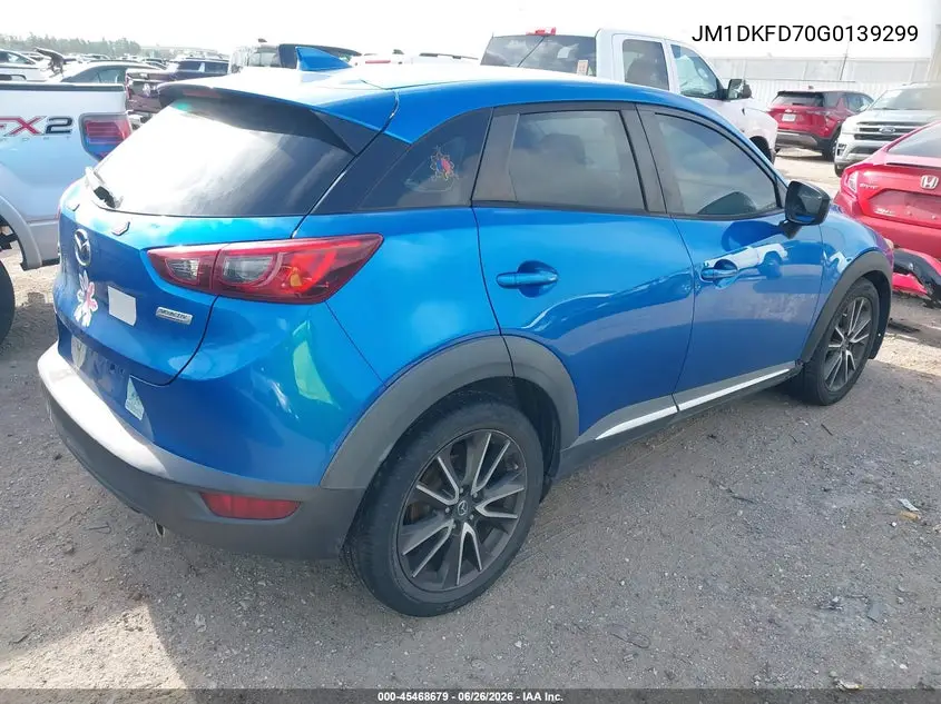 2016 Mazda Cx-3 Grand Touring VIN: JM1DKFD70G0139299 Lot: 45468679