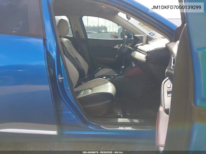 2016 Mazda Cx-3 Grand Touring VIN: JM1DKFD70G0139299 Lot: 45468679