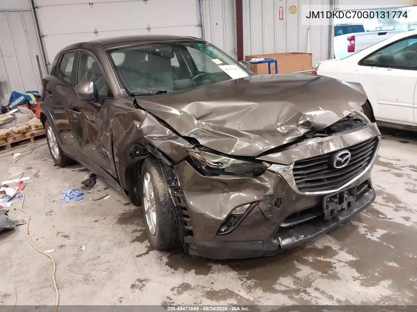 2016 Mazda Cx-3 Touring VIN: JM1DKDC70G0131774 Lot: 45471049