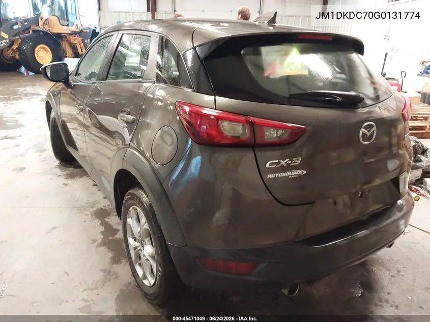 2016 Mazda Cx-3 Touring VIN: JM1DKDC70G0131774 Lot: 45471049