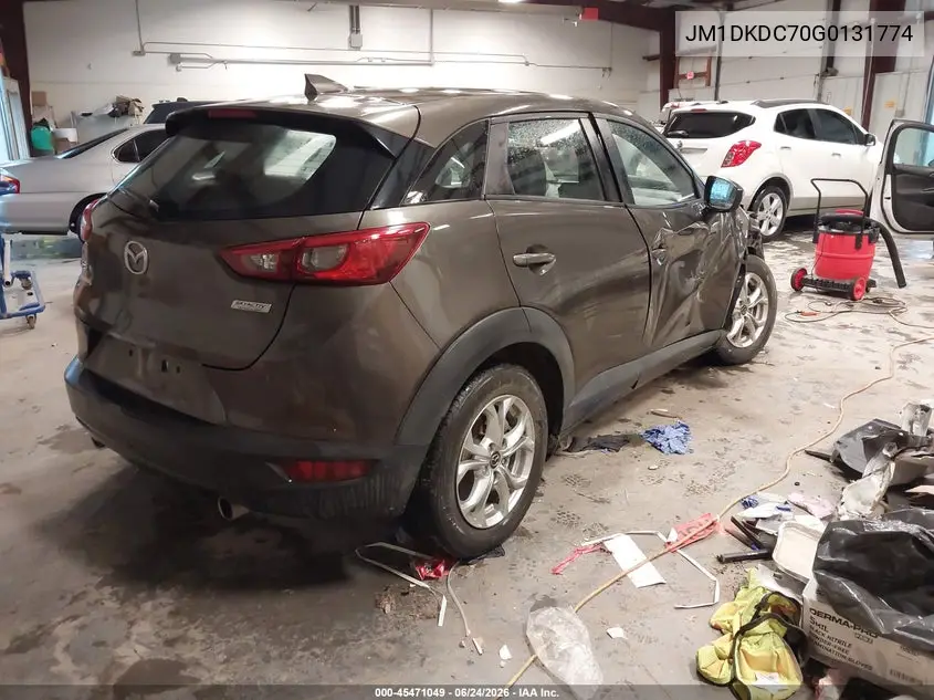 2016 Mazda Cx-3 Touring VIN: JM1DKDC70G0131774 Lot: 45471049