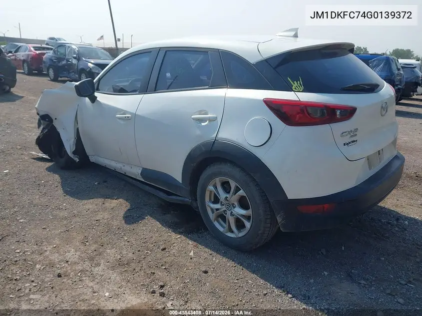 2016 Mazda Cx-3 Touring VIN: JM1DKFC74G0139372 Lot: 45543408
