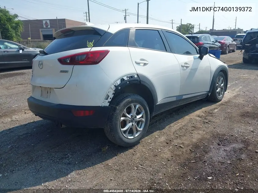 2016 Mazda Cx-3 Touring VIN: JM1DKFC74G0139372 Lot: 45543408