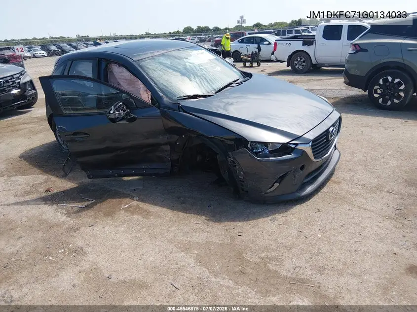 2016 Mazda Cx-3 Touring VIN: JM1DKFC71G0134033 Lot: 45546875