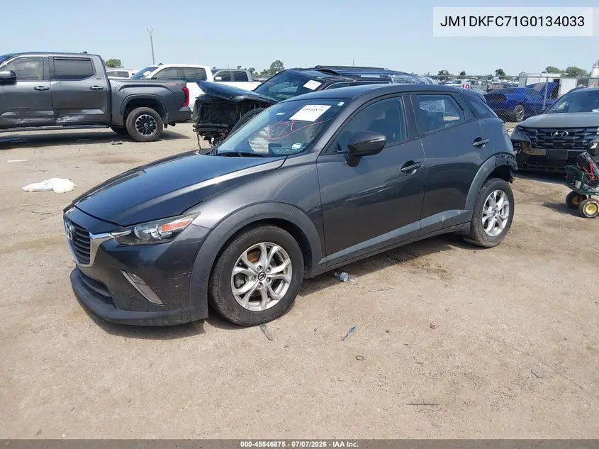 2016 Mazda Cx-3 Touring VIN: JM1DKFC71G0134033 Lot: 45546875