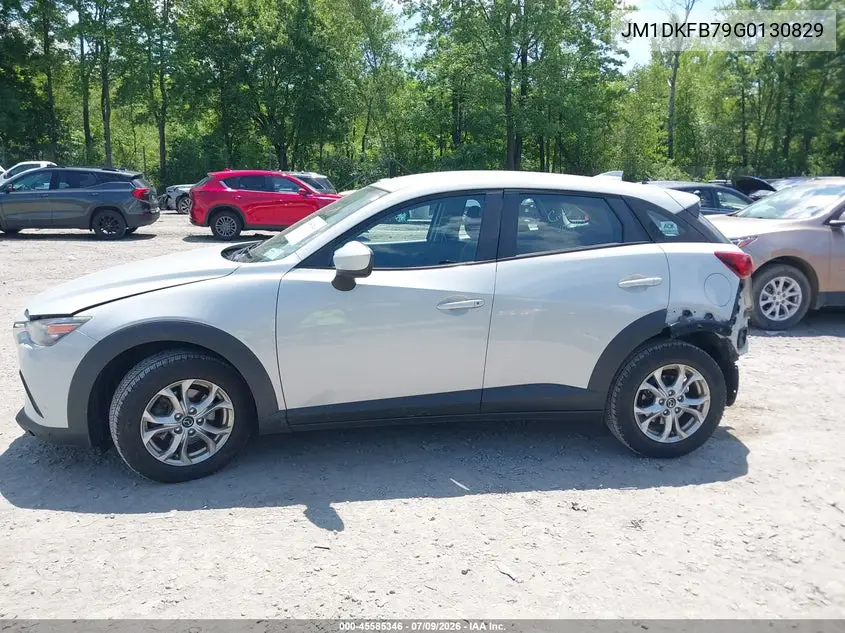 2016 Mazda Cx-3 Sport VIN: JM1DKFB79G0130829 Lot: 45585346