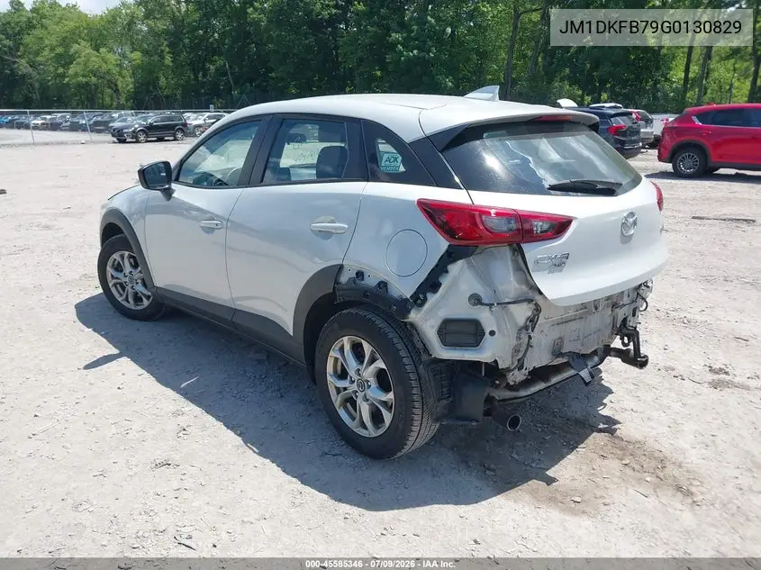 2016 Mazda Cx-3 Sport VIN: JM1DKFB79G0130829 Lot: 45585346