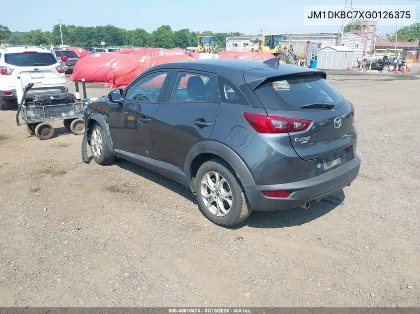 2016 Mazda Cx-3 Touring VIN: JM1DKBC7XG0126375 Lot: 45610474