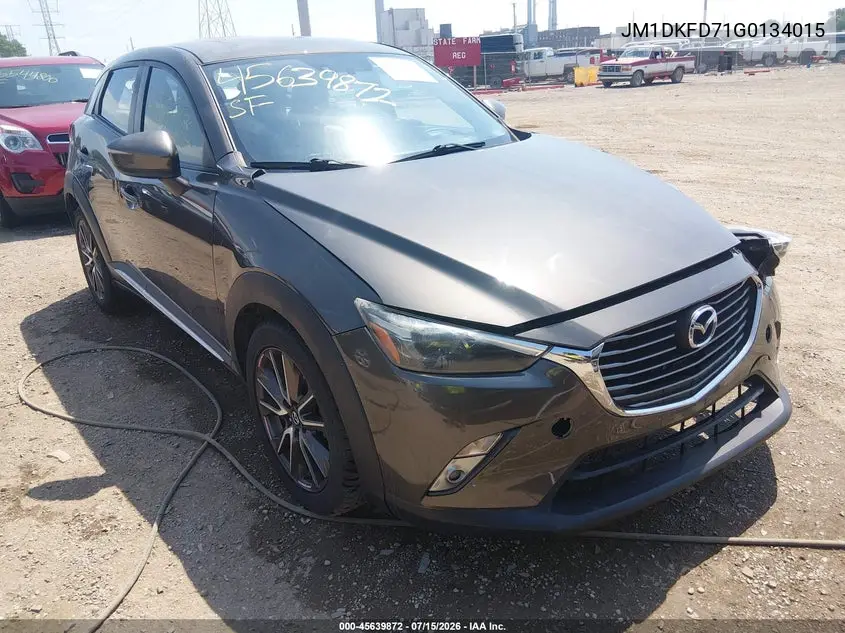 2016 Mazda Cx-3 Grand Touring VIN: JM1DKFD71G0134015 Lot: 45639872
