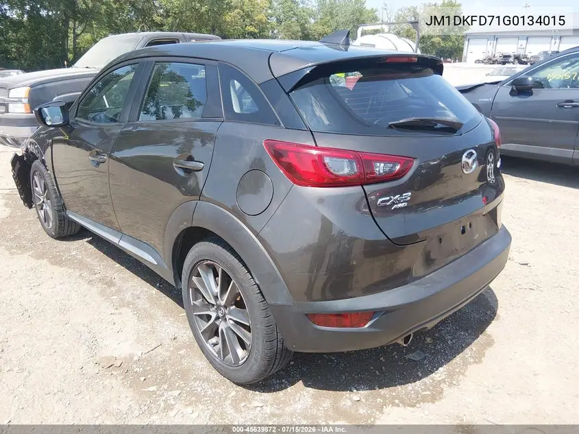 2016 Mazda Cx-3 Grand Touring VIN: JM1DKFD71G0134015 Lot: 45639872