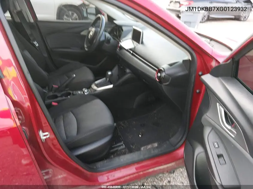 2016 Mazda Cx-3 Sport VIN: JM1DKBB7XG0123932 Lot: 45646999