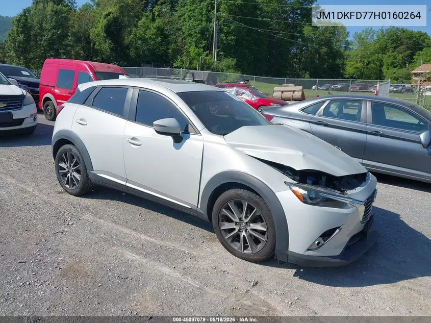 2017 Mazda Cx-3 Grand Touring VIN: JM1DKFD77H0160264 Lot: 45097079