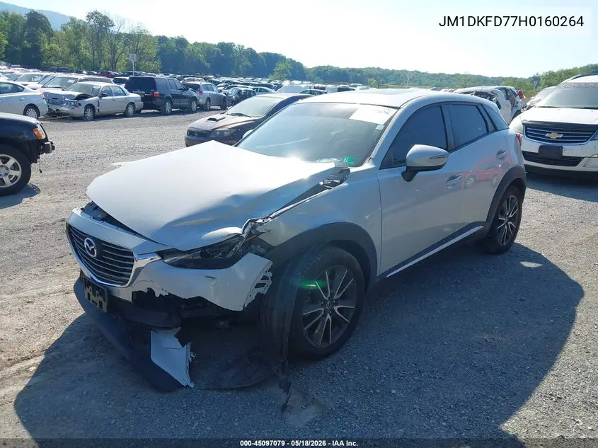 2017 Mazda Cx-3 Grand Touring VIN: JM1DKFD77H0160264 Lot: 45097079