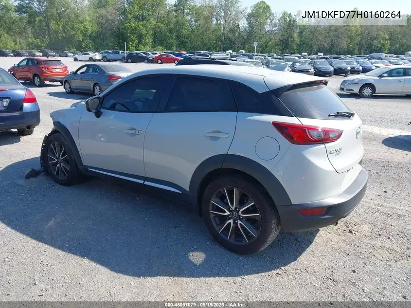 2017 Mazda Cx-3 Grand Touring VIN: JM1DKFD77H0160264 Lot: 45097079
