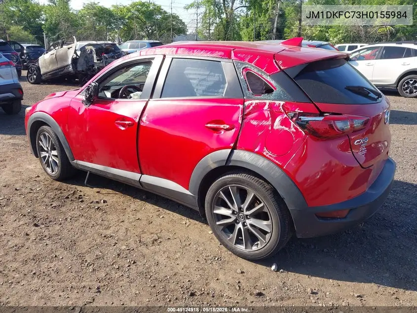 2017 Mazda Cx-3 Touring VIN: JM1DKFC73H0155984 Lot: 45124918