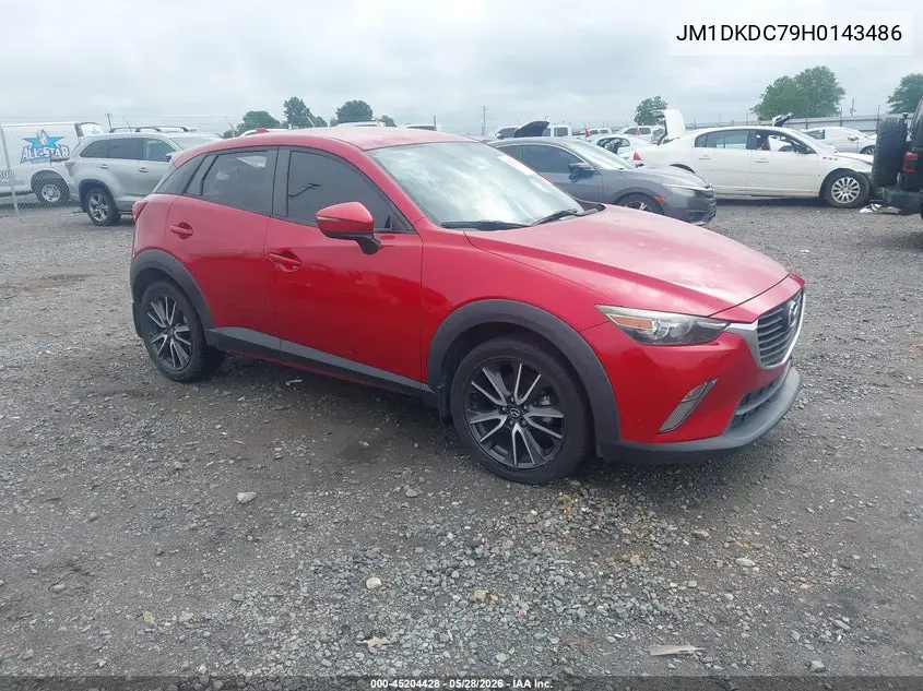 2017 Mazda Cx-3 Touring VIN: JM1DKDC79H0143486 Lot: 45204428