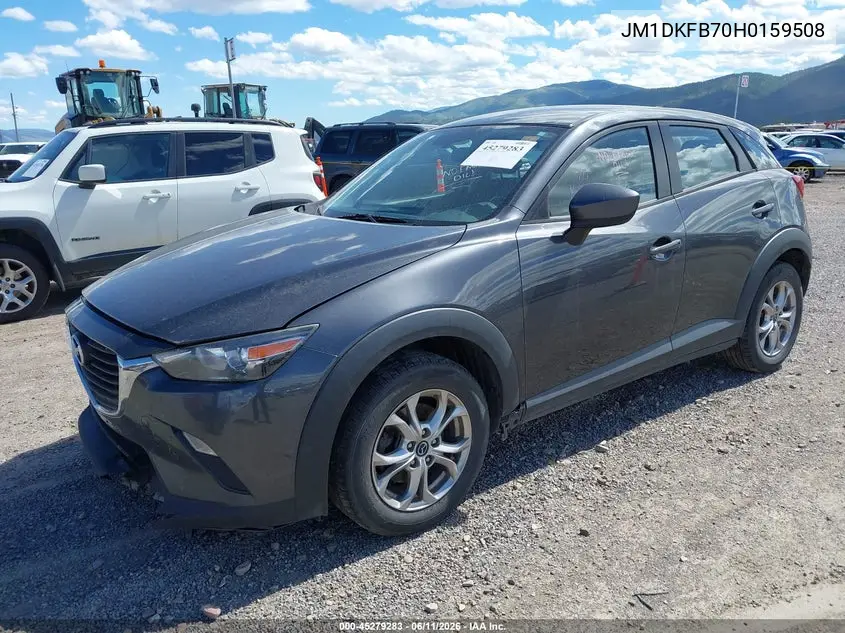 2017 Mazda Cx-3 Sport VIN: JM1DKFB70H0159508 Lot: 45279283