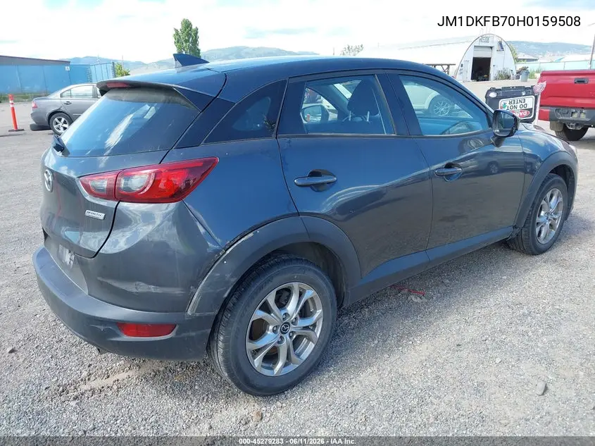 2017 Mazda Cx-3 Sport VIN: JM1DKFB70H0159508 Lot: 45279283