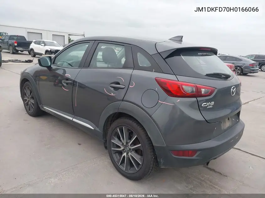 2017 Mazda Cx-3 Grand Touring VIN: JM1DKFD70H0166066 Lot: 45315847