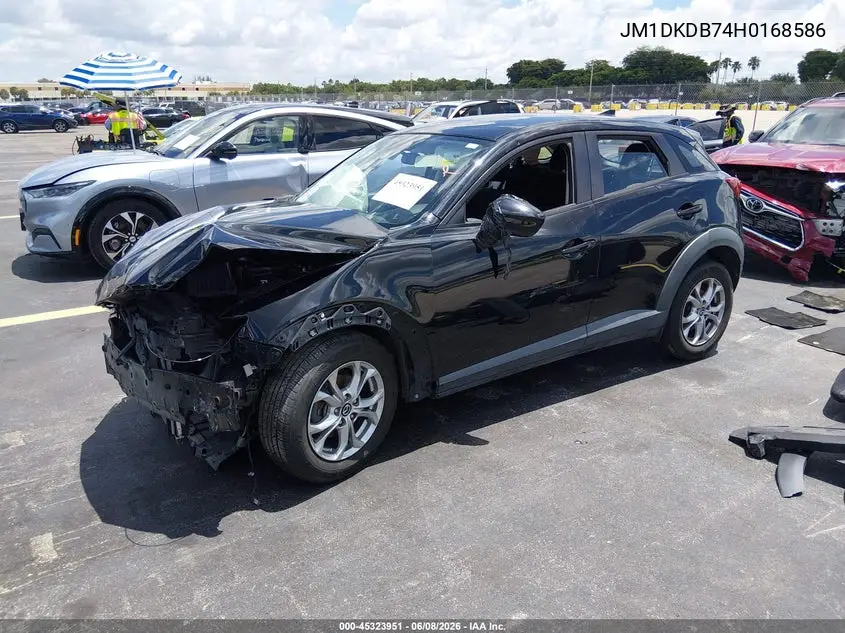2017 Mazda Cx-3 Sport VIN: JM1DKDB74H0168586 Lot: 45323951