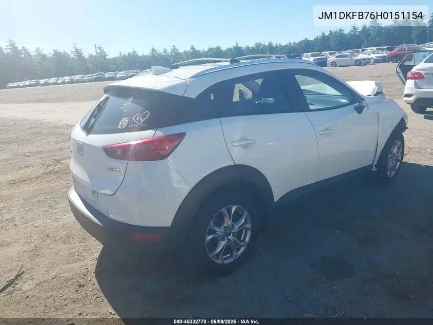 2017 Mazda Cx-3 Sport VIN: JM1DKFB76H0151154 Lot: 45332770