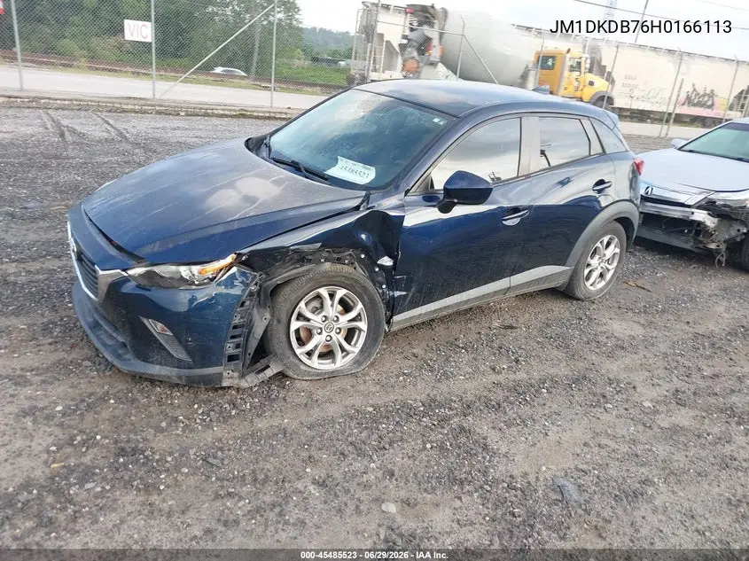 2017 Mazda Cx-3 Sport VIN: JM1DKDB76H0166113 Lot: 45485523