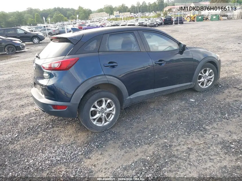 2017 Mazda Cx-3 Sport VIN: JM1DKDB76H0166113 Lot: 45485523