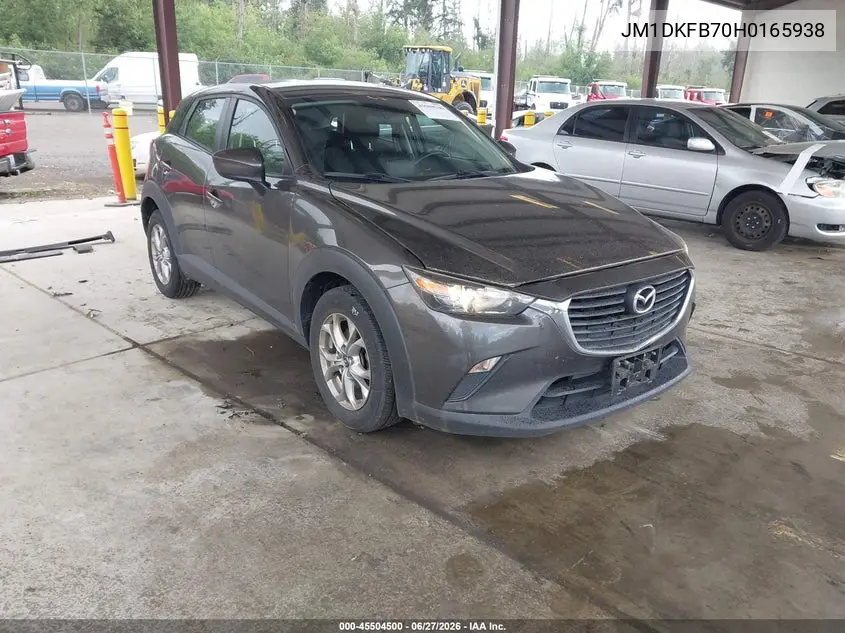 2017 Mazda Cx-3 Sport VIN: JM1DKFB70H0165938 Lot: 45504500