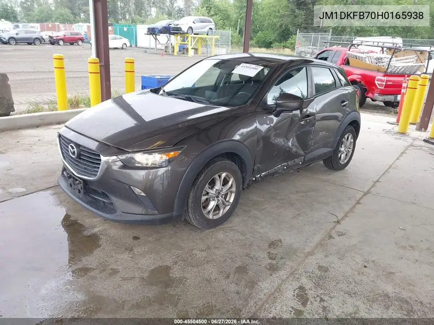 2017 Mazda Cx-3 Sport VIN: JM1DKFB70H0165938 Lot: 45504500