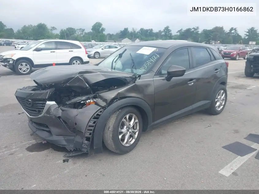 2017 Mazda Cx-3 Sport VIN: JM1DKDB73H0166862 Lot: 45514121