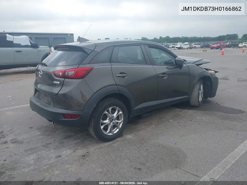 2017 Mazda Cx-3 Sport VIN: JM1DKDB73H0166862 Lot: 45514121