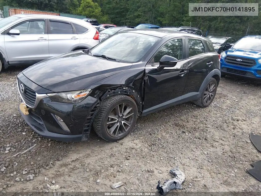 2017 Mazda Cx-3 Touring VIN: JM1DKFC70H0141895 Lot: 45595323