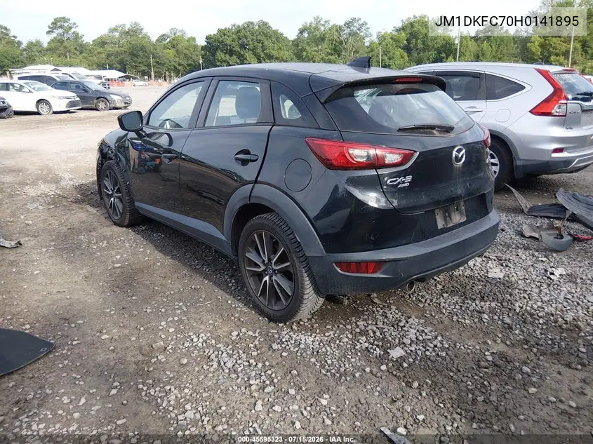 2017 Mazda Cx-3 Touring VIN: JM1DKFC70H0141895 Lot: 45595323