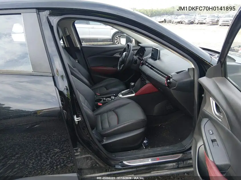 2017 Mazda Cx-3 Touring VIN: JM1DKFC70H0141895 Lot: 45595323