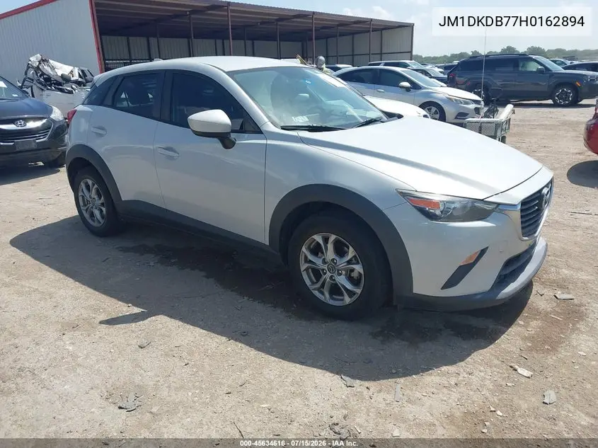 2017 Mazda Cx-3 Sport VIN: JM1DKDB77H0162894 Lot: 45634616