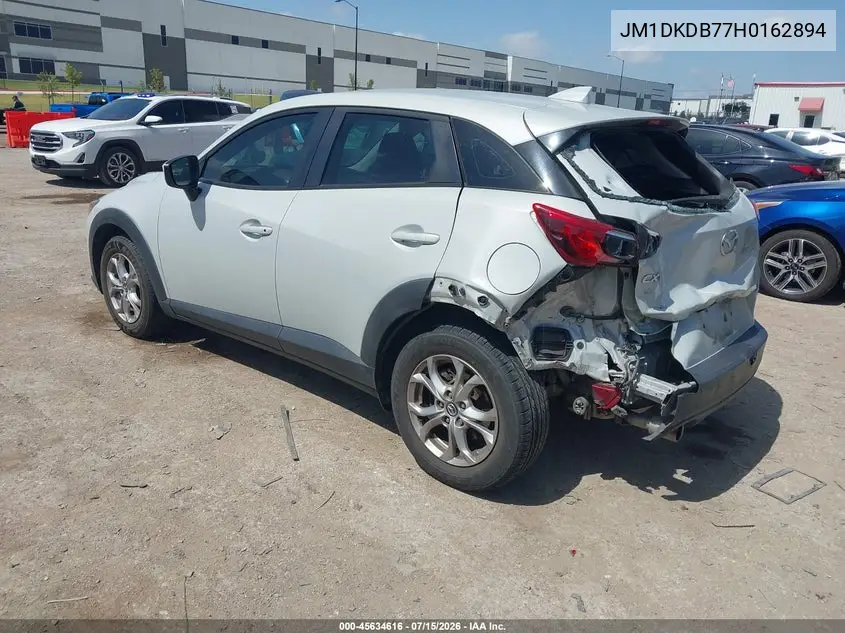 2017 Mazda Cx-3 Sport VIN: JM1DKDB77H0162894 Lot: 45634616