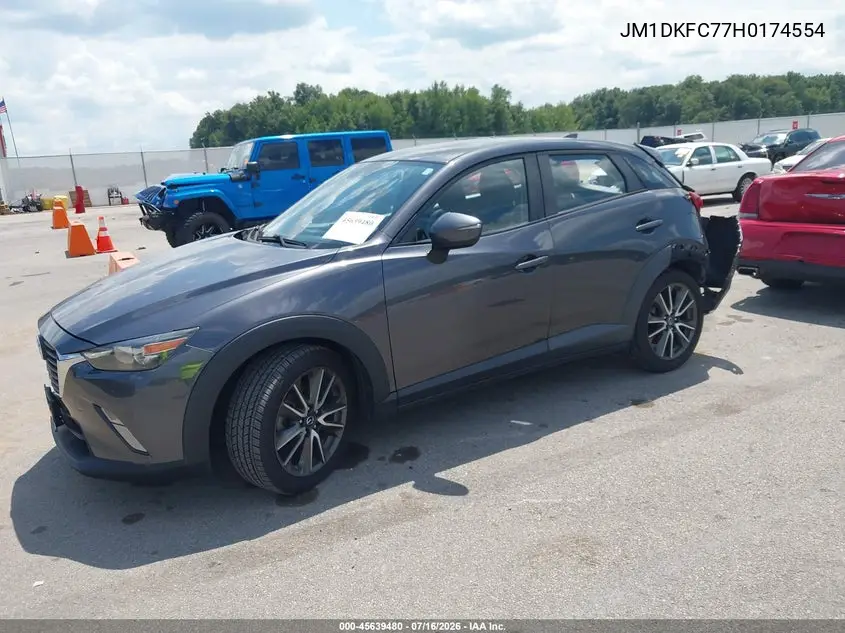 2017 Mazda Cx-3 Touring VIN: JM1DKFC77H0174554 Lot: 45639480