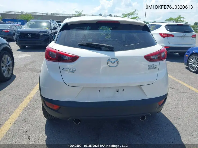 2018 Mazda Cx-3 VIN: JM1DKFB76J0320613 Lot: 12640590