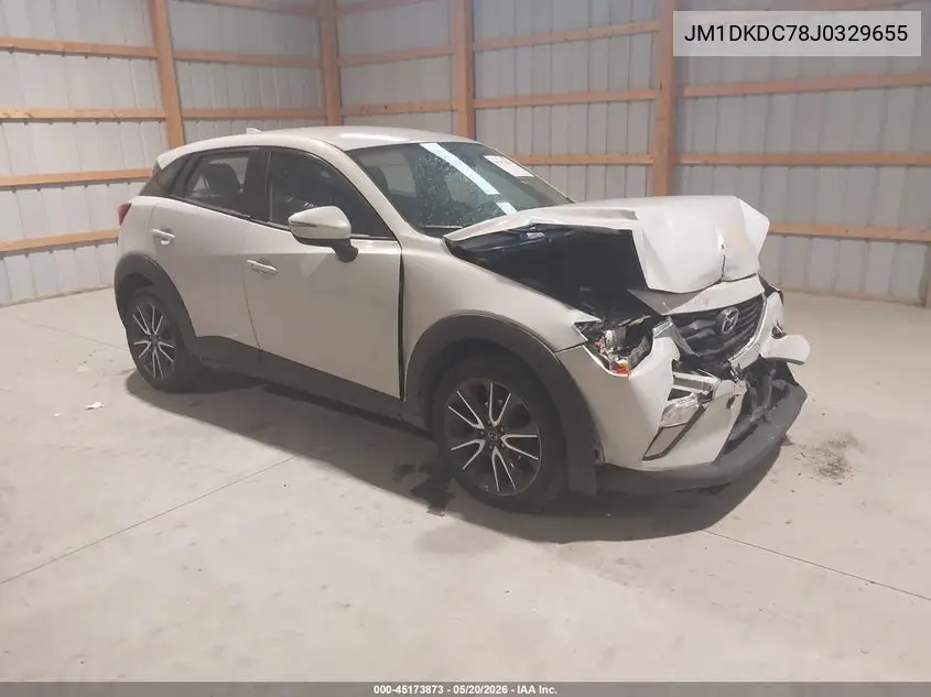 2018 Mazda Cx-3 Touring VIN: JM1DKDC78J0329655 Lot: 45173873