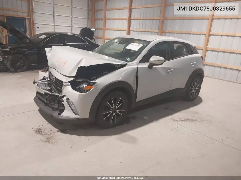 2018 Mazda Cx-3 Touring VIN: JM1DKDC78J0329655 Lot: 45173873