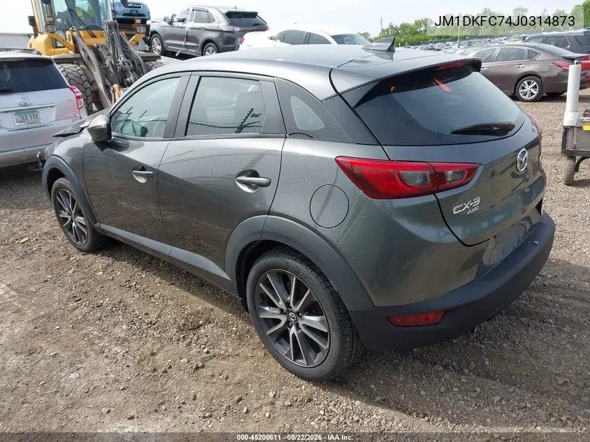 2018 Mazda Cx-3 Touring VIN: JM1DKFC74J0314873 Lot: 45200611