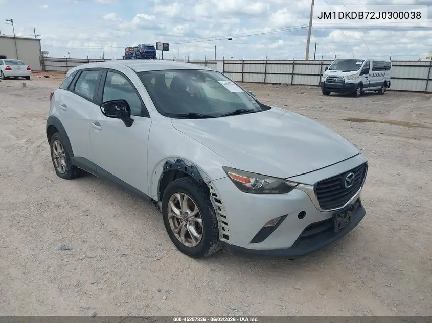 2018 Mazda Cx-3 Sport VIN: JM1DKDB72J0300038 Lot: 45257836