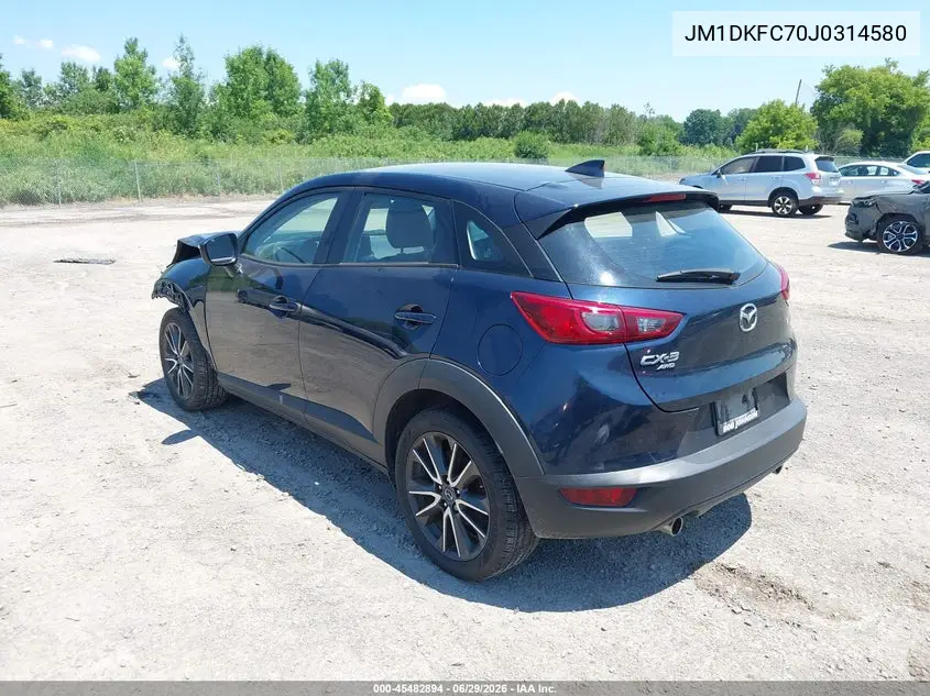 2018 Mazda Cx-3 Touring VIN: JM1DKFC70J0314580 Lot: 45482894