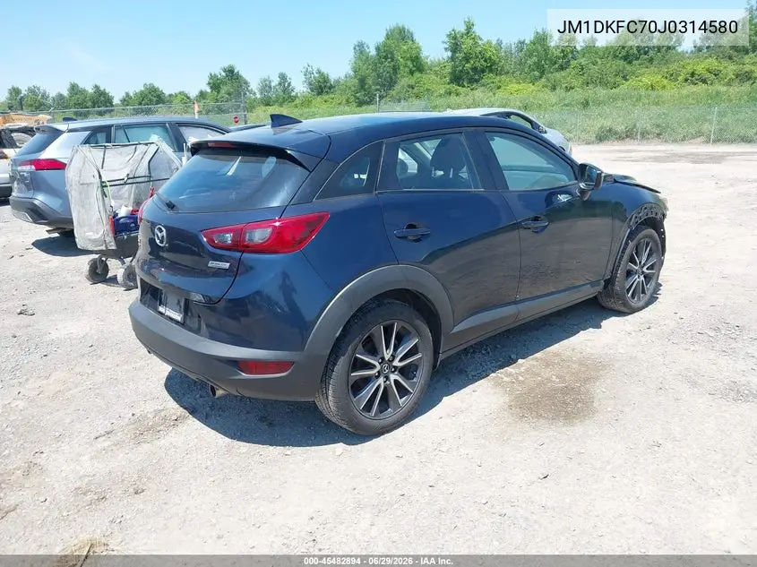 2018 Mazda Cx-3 Touring VIN: JM1DKFC70J0314580 Lot: 45482894
