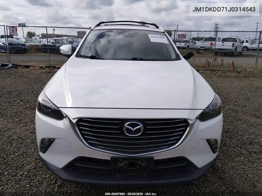 2018 Mazda Cx-3 Grand Touring VIN: JM1DKDD71J0314543 Lot: 45497960