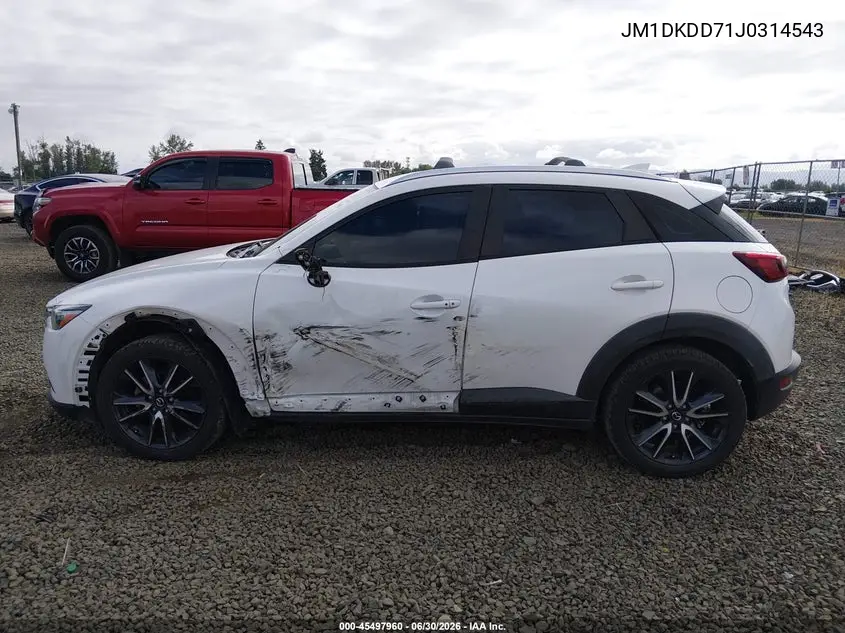 2018 Mazda Cx-3 Grand Touring VIN: JM1DKDD71J0314543 Lot: 45497960